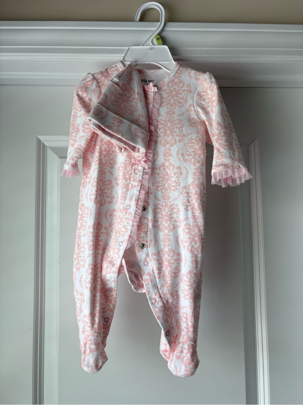 Little Me Pink Footie Pajamas
